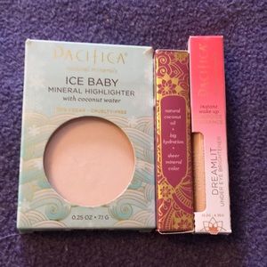 Pacifica ICE BABY, Sugared Fig lip tint & Dreamlit
